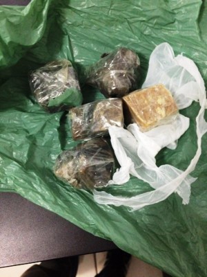 Produto apreendido com o acusado, em março desse ano