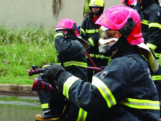 Todo o efetivo foi divido em duas turmas, que participam de treinamento entre os dias 7 e 10