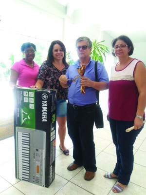 Rogério Fernal  foi recebido pela direção do Conservatório em homenagem póstuma à Rodrigo Fernal