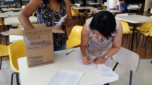 Contagem dos votos foi realizada a partir das 17h de ontem, na Biblioteca Municipal “Dr. Paulo de Oliveira”