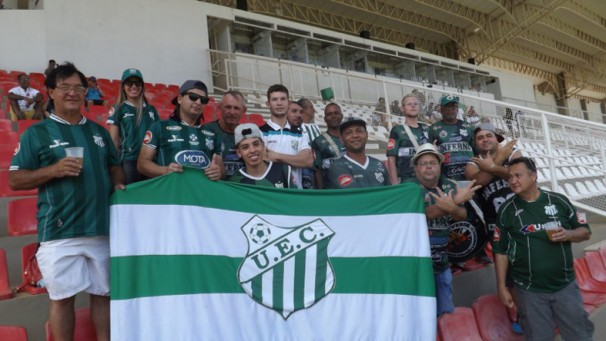 Torcedores do Verdão empurraram o time em Muriaé