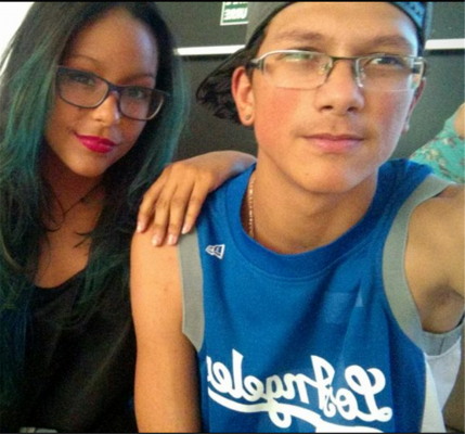 Maria Paula ao lado do namorado Tauan de Sousa Dau, aniversariante de hoje. Filho de Gisele de Sousa Dau e Fabricio Borges 