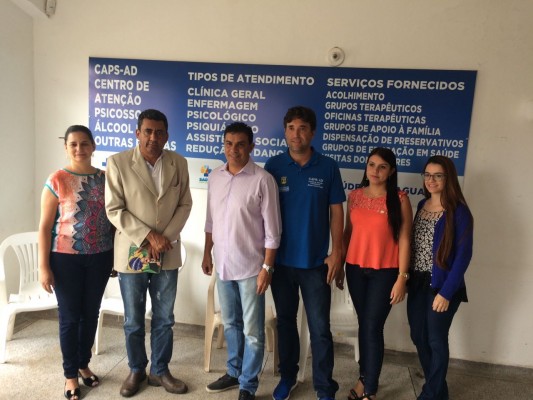 Secretário de Saúde recebe vereador, servidores e secretário municipal de Políticas sobre Drogas