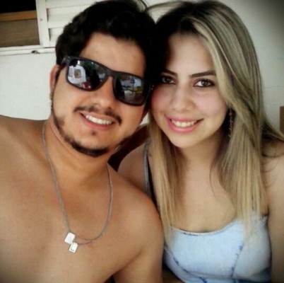 Bruno  Fernandes  Alves, aniversariante do dia 20 e a noiva Brenda Gonçalves Martins