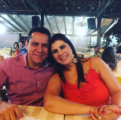 Flavio Rosa Alves, aniversariante de hoje com a esposa Magali de Fatima Alves Rosa