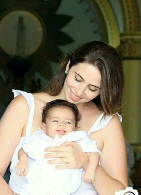 Ana Paula Monsef Cascão e seu príncipe