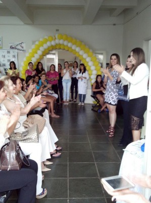 Homenagem na delegacia da Mulher