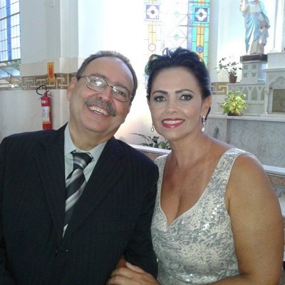 José Maria de Melo, aniversariante do dia 27, ao lado da esposa Aninha Goulart de Melo