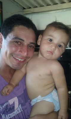 Ronaldo Cardoso Cabral e o filho Lorenzo Cabral, fazendo seu primeiro aninho amanhã dia 12