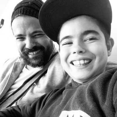 O cantador Luiz Salgado e o seu seguidor Antônio... Sabiazinho