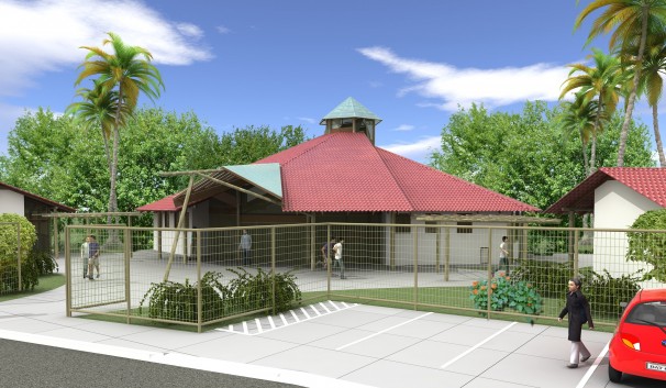 Com aproximadamente 270 mil metros quadrados, a sede está situada no Parque Municipal da Mata do Desamparo - no bairro Santa Helena. 