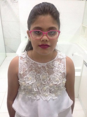 Ana Luiza Ribeiro Jrege, aniversariante do dia 15. Filha de Alexsandra Ribeiro Jrege e José Jrege