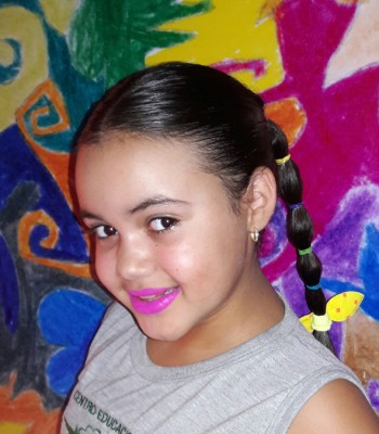 Luiza Vieira da Silva completará 9 aninhos dia 21, recebendo o carinho da mamãe Lucia Vieira, da vovó Aurea de Fátima Morais Vieira e de toda a família