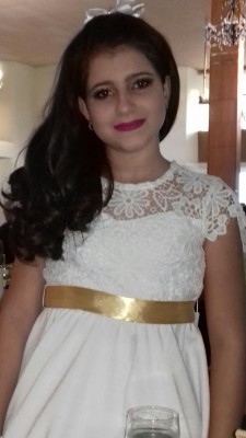 Maria Eduarda Fernandes Claudiano, aniversariante do  dia 6. Filha de Waldeli e Silmar Dimas Claudiano 