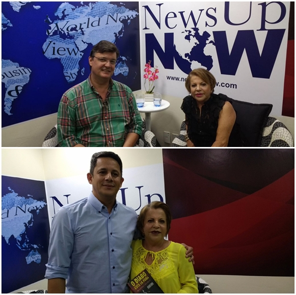 Entrevistados do Minas Agora com Leda Pinho - Bruno Brandão Neto do Instituto Libertas e Julio Quinan – escritor e cineasta