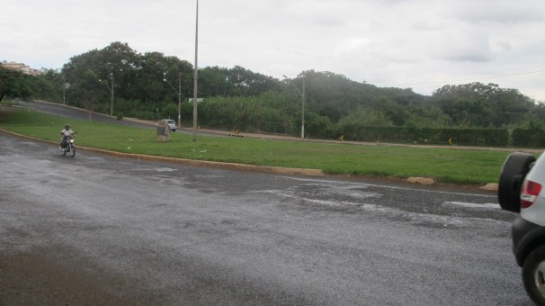 Parte da pista foi interditada