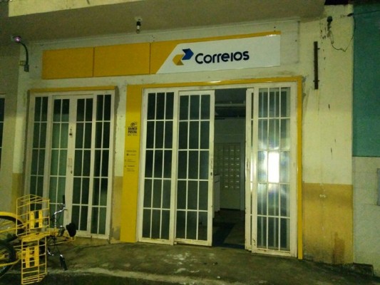 Ladrões levaram cofre dos Correios em Estrela