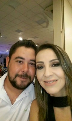 Fabiano Xavier, aniversariante do dia 27 ao lado da namorada Fernanda Ferreira