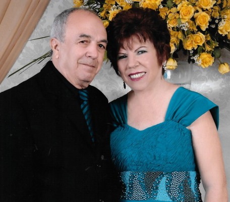 Nivaldo Marques Costa, aniversariante do dia 29, com a esposa Wilma Rodrigues Costa-