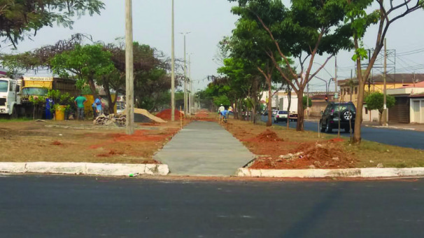 Avenidas recebem obras de revitalização desde o ano passado