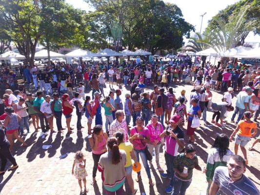 No ano passado, mais de 3 mil pessoas passaram pela praça no dia C