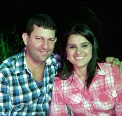 Waldeli Fernandes Claudiano - 12 junho e o esposo Silmar Dimas Claudiano- 20 junho