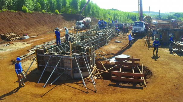 Fundação da obra está em fase de conclusão