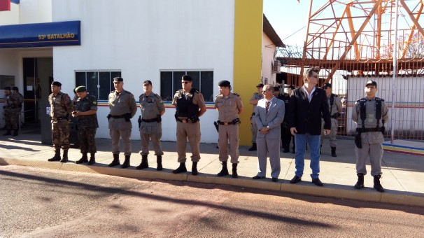 Comandante ressaltou a importância do Tático Móvel para o município