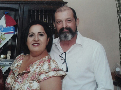 Valéria T. Cascão ao lado do esposo e aniversariante do dia 31, Valdir Franca
