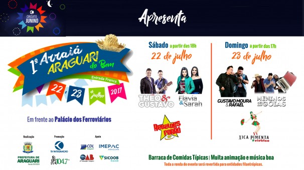 Vem Aí o “1º Arraiá Araguari do Bem”