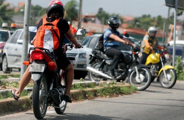 Município contabiliza 80 mil veículos em circulação ** Divulgação 