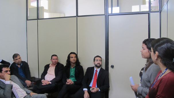 Representantes do IBGE apresentam aos vereadores informações gerais sobre as atividades 