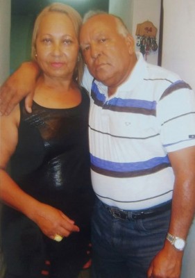 Nivaldo de Sousa que aniversariou no dia 11 de julho, ao lado da esposa Valdemarina Henrique de Sousa 