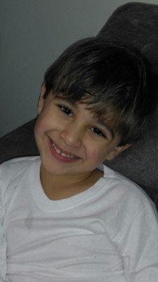 Lincoln Roberto Lang, completa amanhã, 5 anos. Filho de Simonne Lang Boaventura e Roberto Nascimento Barbosa 