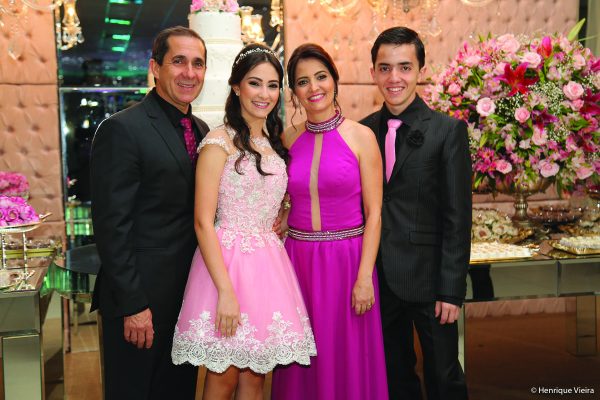 Lincoln, Fernanda, Gláucia e Vitor 