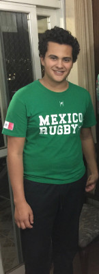 Santiago Garduño, aniversariante do dia 4. Intercambista do Rotary Club de Araguari, vindo de Puebla – México