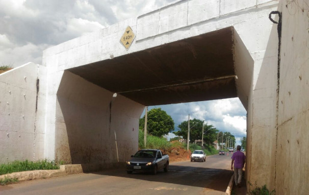 A passagem para pedestres foi concluída no dia 28 de novembro