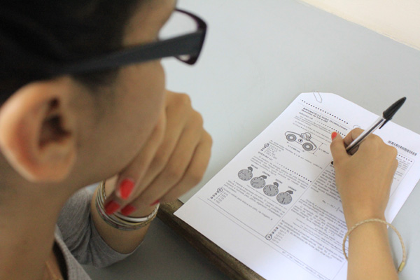 No primeiro dia, foram aplicadas as provas de linguagens, ciências humanas e redação 