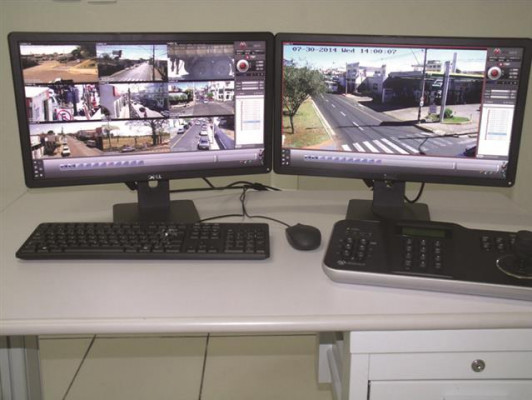 Atualmente, 16 câmeras estão espalhadas em pontos estratégicos da cidade