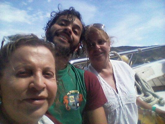 Em mar aberto... no Paradise, com o capitão argentino