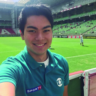 Leonardo Hamawaki foi selecionado como correspondente na Argentina