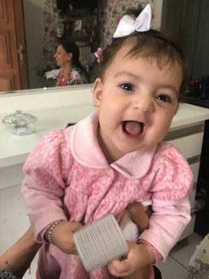 Ana Helena, orgulho da mamãe Beatriz Regina dos Santos, aniversariou no dia 19