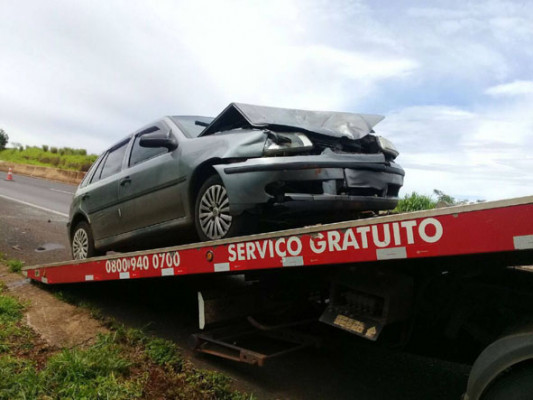 Um dos acidentes ocorreu na tarde desta sexta-feira ** Divulgação 