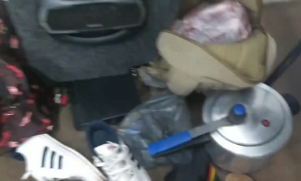 Materiais apreendidos com os envolvidos ** Divulgação 