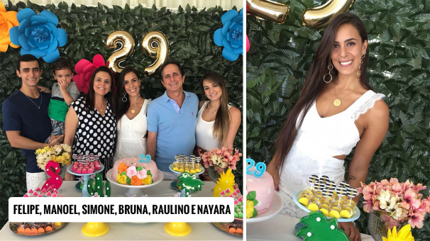 Ontem quem festejou mais um ano de vida foi Bruna Naves. A linda recebeu amigos e familiares no último sábado, dia 17, para comemorar o aniversário. Deixo aqui os parabéns pela data.