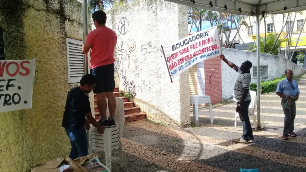 A paralisação em âmbito nacional luta contra a reforma da previdência