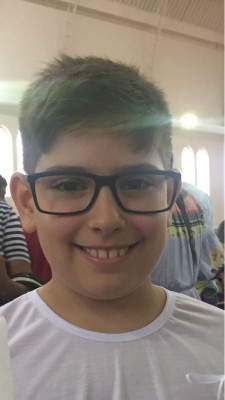 João Pedro de Assis, aniversariante do dia 19. Filho de Joaquim Marques e Ana Cristina 