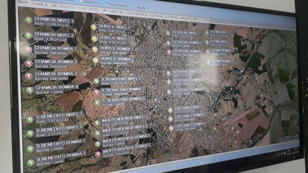 Medição é feita em tempo real