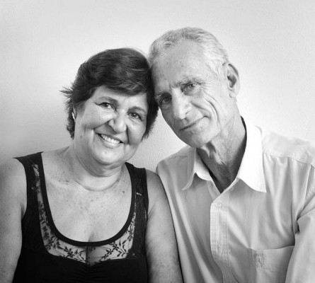 Valdete Santos Vieira, aniversariante de hoje, ao lado do esposo José Vieira Sobrinho 