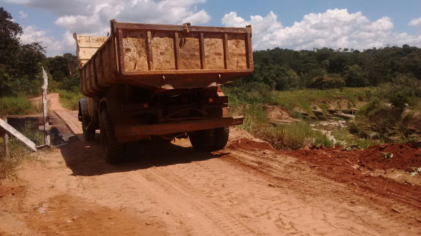 Ponte da região do Lago Azul está liberada para tráfego